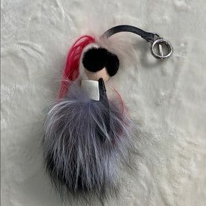 Fendi Karl Lagerfeld keychain